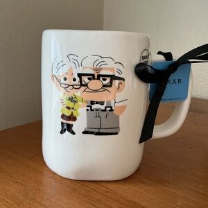 Rae Dunn Disney Ceramic Mug with Couple From Movie Up